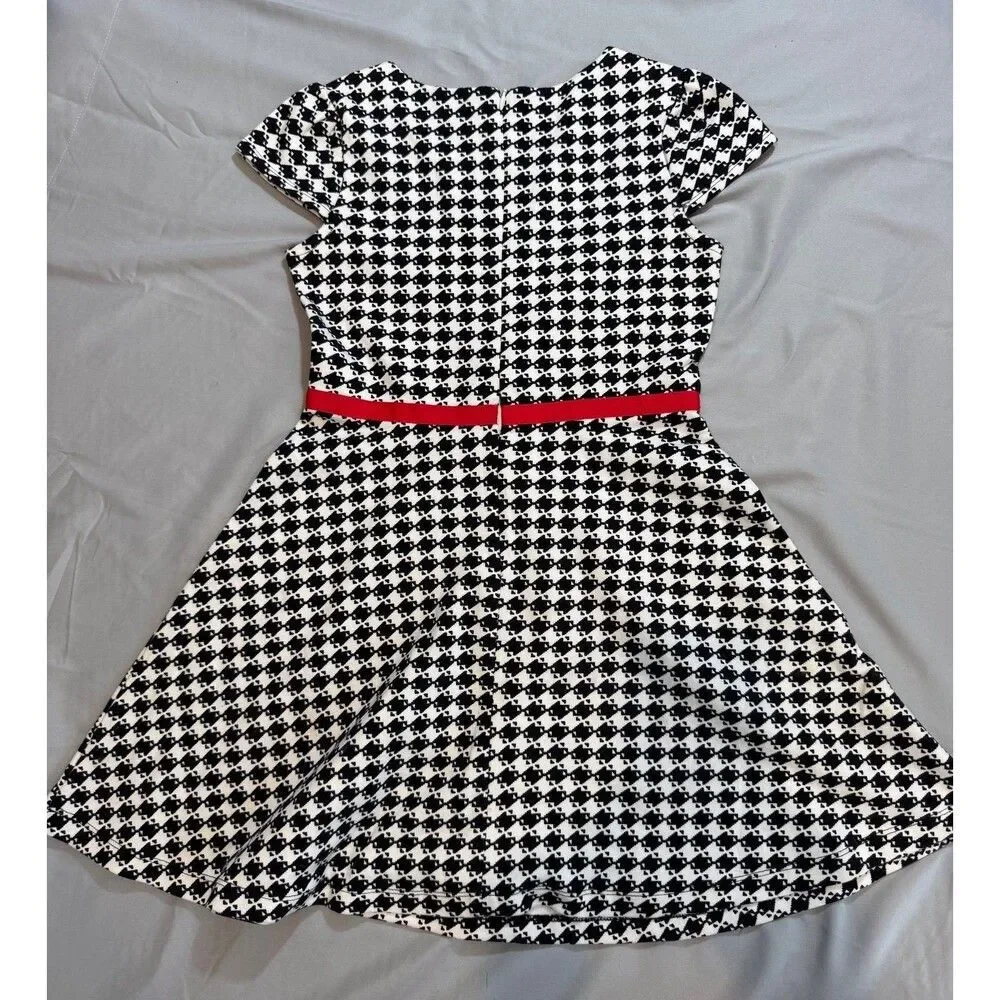 Gymboree Black & White Party Dress - KID Size 8 (A083)